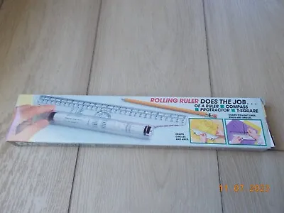 Vintage Rolling Ruler - New In Box • $12.50