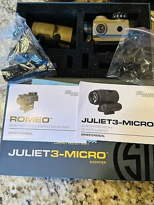 SIG SAUER ROMEO MSR AND JULIET3 - Micro Combo - FDE • $165