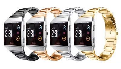 $6.99 • Buy For Fitbit Ionic Watch Band Stainless Steel Metal Watch Strap Wristband Business