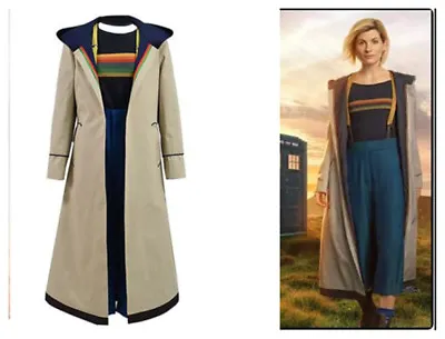 £66.72 • Buy 13th Doctor Who Trench Coat Jackt Tshirt Cosplay Costume Thirteenth Full Set  HH