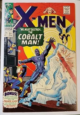 Marvel Comics 1967 X-Men #31 First Appearance Of Cobalt Man • $49.99