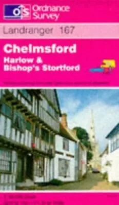 Chelmsford Harlow And Bishop's Sto... Ordnance Survey • £7.15