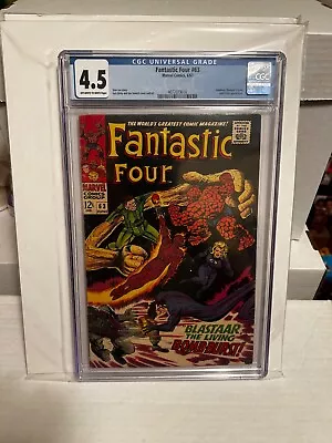 Comic BookMarvelFantastic FourCGCFree ShippingStan LeeJack KirbySilver • $55