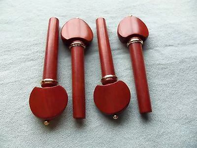 Violin Pegs Boxwood  Hill  With Gold Pins And Collars  Violin  Pegs Parts • $12.99