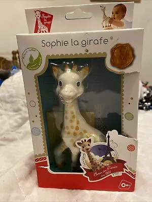 Sophie The Giraffe La Baby Natural Rubber Teether Pacifier Squeaker Vulli 616424 • $18