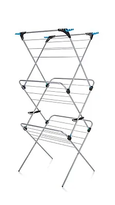 Minkey 3 Tier Plus Extra Storage Indoor Airer 21 Meter Drying Space • £49.99