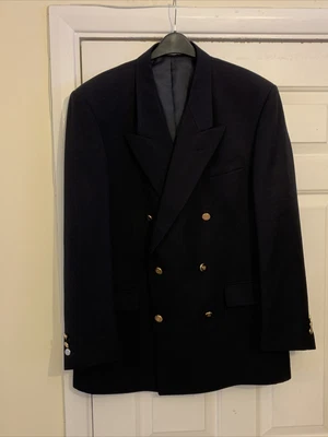 £1.20 • Buy Mens Littlewoods Berketex Navy Double Breasted Blazer/jacket. Size 42.used.