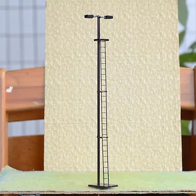 2 X O Scale Model Railroad Yard Light Long Life LED Made Street Lamppost R44DB • $16.99