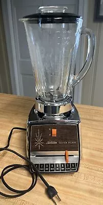 Vintage Sunbeam Custom Deluxe Blender  Chrome Model 800 Tested/WORKS! • $40