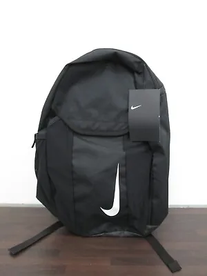 NIKE Academy Team Football Black 30 Liters Backpack Unisex BNWT • £17