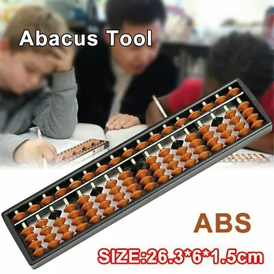 17 Digit Rods Grades Abacus Math Toys Beads Calculator Counting Learning Tool • £5.99