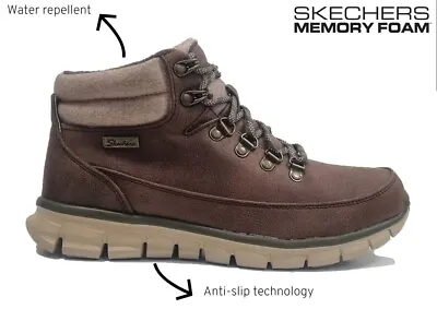 £64.99 • Buy Skechers Synergy Cool Seeker Boots Womens Low Ankle Winter Boots Size 3 4 5 6 7