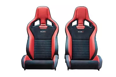 Recaro Seats Sportster CS Black Red Nappa Leather Alcantara Nismo Brand New Pair • $8490