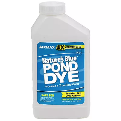 Airmax Pond Dye 4X Concentrate For Outdoor Ponds & Lakes Natural Pond Colorant • $24.99