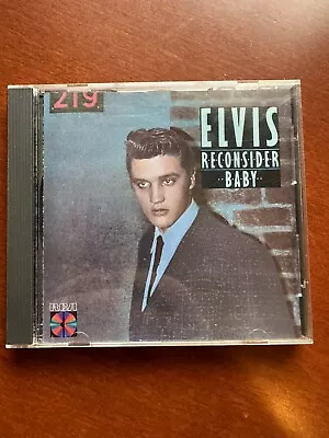 Elvis Presley - Reconsider Baby 1985 CD - First Edition • $10