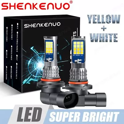 9006 Switchback Dual Color White YELLOW Daytime Running Light Bulb|Fog|Headlight • $20.57