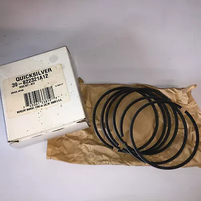 39-822321a12 New Genuine Oem Mercury Quicksilver Outboard Piston Ring Set Lot B6 • $150