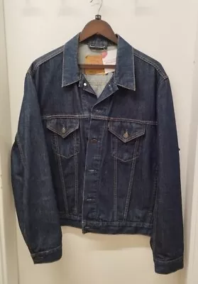 LEVI STRAUSS Men's Blue Denim Jacket Size XL CG B35 • £7.99