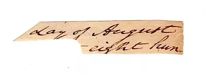 Founding Father & US Constitution Signer - Jared Ingersoll - Orig Autograph Note • $5