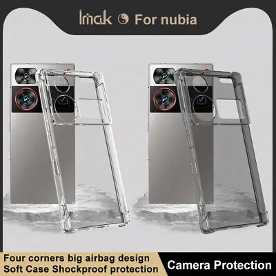 For ZTE Nubia Z60 Ultra Imak Shockproof Airbags Transparent Soft TPU Case Cover • $12.99