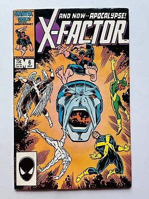 X-Factor # 6 - 1st Full Apocalypse ( Marvel July 1986 ) VF+ White Pages • $69.69