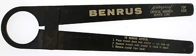 Vintage Benrus Belforte Watch Crystal Remover Inserter Tool Case Opener • $100