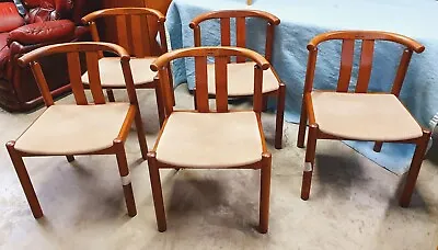 5 X Danish Dining Chairs By Hans J. Frydendal For Boltinge    Delivery Available • £595