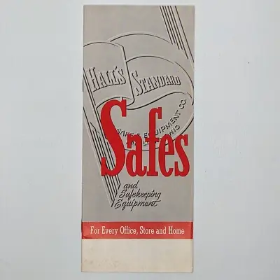$15.99 • Buy Vintage Hall Safe & Equipment Company Illustrated Safe Catalog