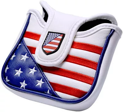USA Ship Square Mallet Golf Putter Headcover Magnetic For Taylormade Spider Tour • $13.88