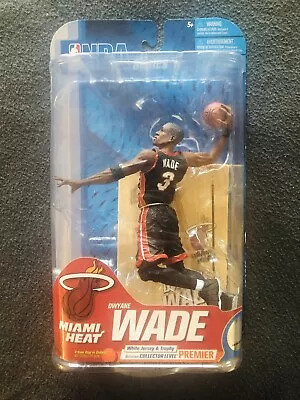 Dwayne Wade Miami Heat McFarlane Series 17 Black Jersey • $44