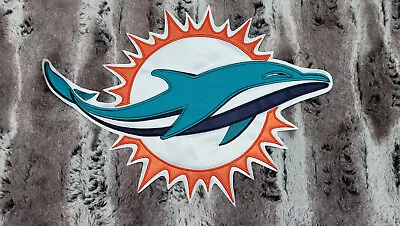 Miami Dolphins Huge XXL High Quality Embroidered Patch 14 X10.2  • $12