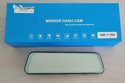 KQQ 2.5K Mirror Dash Cam Front And Rear With 64G Sd Card 10  LCD • £19.99