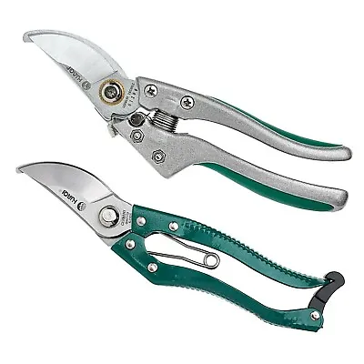 HUAQI Pruning Shears Garden Secateurs Branch Plant Trimming Cutting Hand Tool • £4.99