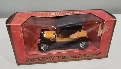 Vintage Matchbox  Models Of Yesteryear  1909 Opel Coupe 38:1. NEW • $9.95