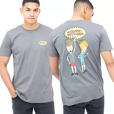 £9.09 • Buy Official Beavis & Butt-head Mens Rock T-Shirt Charcoal S - XXL