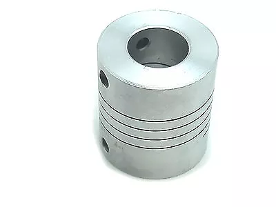 US Stock 10 X 12.7mm 1/2  Flexible Shaft Coupling Stepper Motor Coupler D25 L30 • $13.06