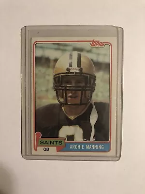 $2 • Buy Archie Manning - 1981 Topps Football #158