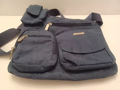 Teavelon Multi Pocket Security Blocker Women's Cross Body Purse Blue/used • $12.99