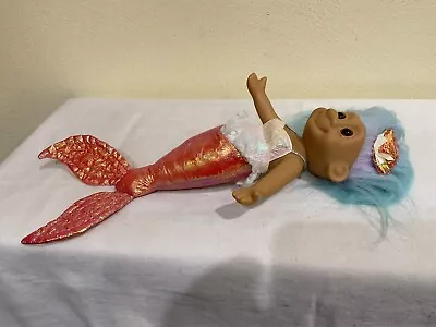 Vtg. Russ My First Mermaid Troll Doll Posable Head & Arms 12 In Shimmering • $24.99