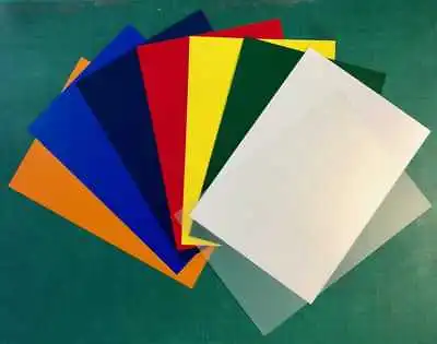 A2 Coloured Polypropylene Plastic Sheet 0.5mm Model Making Arts & Crafts • £4.35