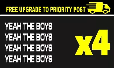 YEAH THE BOYS Decals Stickers YTB Dope Illest Vinyl JDM Ute Car 4x4 Funny Aussie • $7.99
