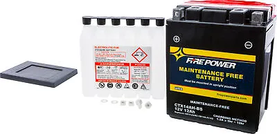 $65.95 • Buy Fire Power Ctx14ah-bs Battery Ctx14ah-bs Maintenance Free