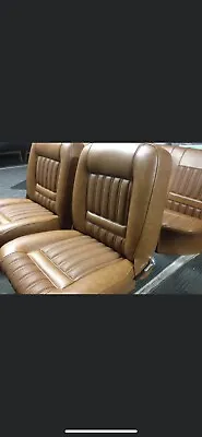 Ford Xy Gt Fairmont Seat Coversfull Set Saddle Robuk BasketweaveAussie Made • $2500