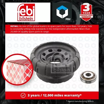 Top Strut Mounting Fits VAUXHALL VIVARO X82 X83 Front 2001 On 091165309 Febi • $43.27