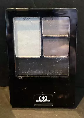 Maybelline Expert Wear Eyeshadow Quads Charcoal Smokes 04Q 0.17 Oz • $8.89