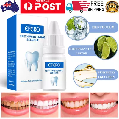 New Instant Tooth Whitening Kit White Teeth Clean Gel Uv Bleach Dental Strength • $12.45