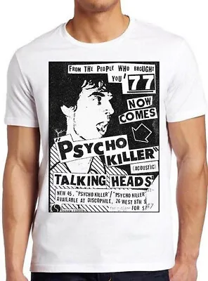 Talking Heads Psycho Killer Band Punk Rock Poster Music Gift Tee T Shirt 7278 • £6.35