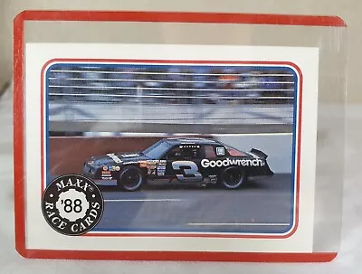 Dale Earnhardt 1988 Maxx #54 Goodwrench #3 Chevrolet Monte Carlo NASCAR Card 9A • $45