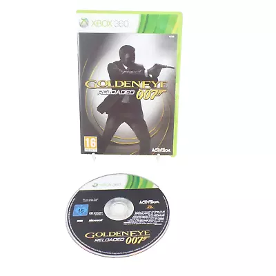 GoldenEye Reloaded 007 James Bond Microsoft Xbox 360 Game Disc & Manual • £5.95