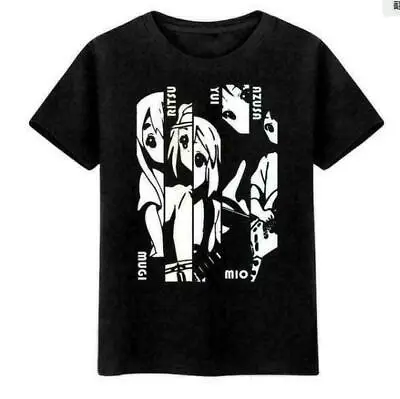 Japan Anime Cos K-on! Mio Akiyama Cotton Short Sleeve Casual T-Shirt • $9.99